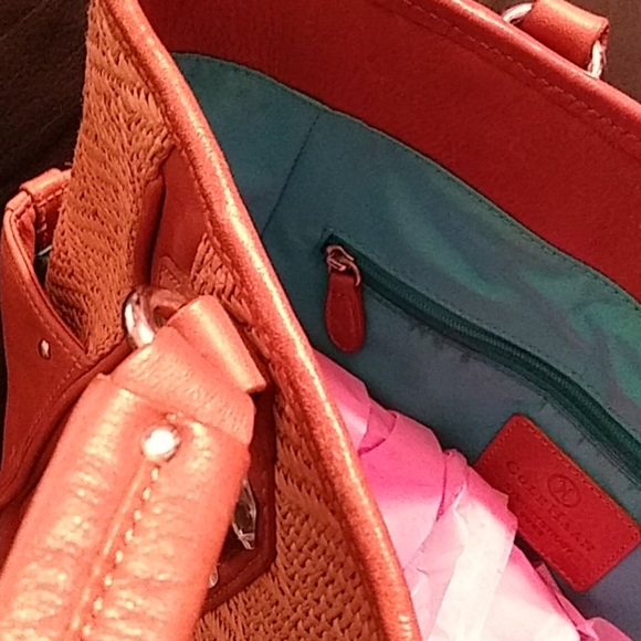 A Cole Haan Sydney Straw SUQ5 bag - Picture 3 of 4